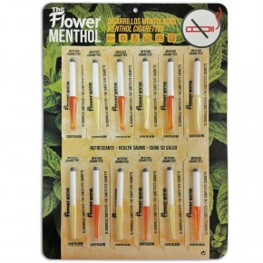 CIGARRILLOS FLOWERS MENTHOL EXPOSITOR 12uds.