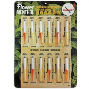 CIGARRILLOS FLOWERS MENTHOL EXPOSITOR 12uds.