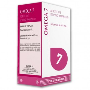 OMEGA 7 ACEITE ESPINO AMARILLO VALEFARMA, 60 Perlas 692mg.