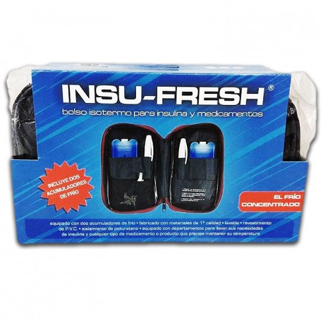 NEVERA INSULINA Y MEDICAMENTOS INSU-FRESH, 2 ACUM. 100cc.