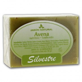 JABÓN NATURAL AVENA SILVESTRE, Nutritivo -Tonificante 100g.