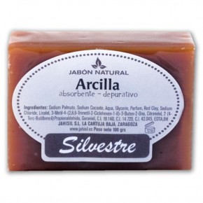 JABÓN NATURAL ARCILLA SILVESTRE, Absorvente - Depurativo 100g.