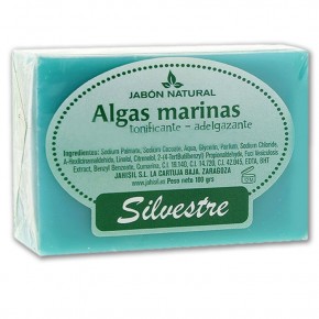 JABÓN NATURAL ALGAS SILVESTRE, Tonificante - Adelgazante 100g.