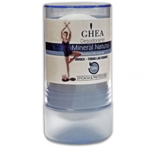 DESODORANTE MINERAL NATURAL GHEA 24h. Unisex, Incoloro 100g