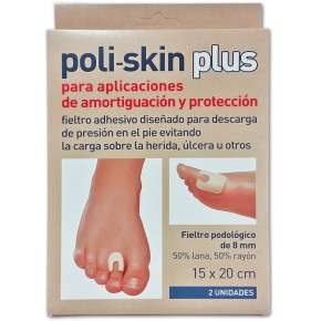 POLI-SKIN PLUS QUADRENY PARA DESCARGA PRESIÓN EN PIE, 2uds.