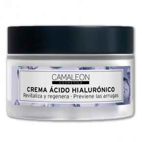 CREMA ANTIARRUGAS ÁCIDO HIALURÓNICO CAMALEÓN, 50ml.