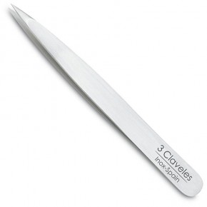 PINZA DEPILAR PUNTA AC.INOX 3CLAV. 10cm