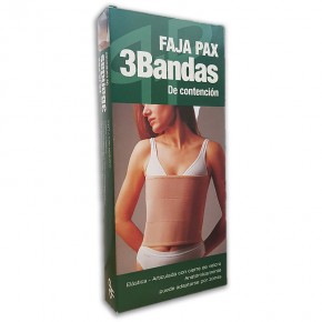 FAJA 3 BANDAS PAX ELÁSTICA CON VELCRO T.1