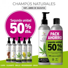 CHAMPÚS NATURALES ARMONÍA, PACK AHORRO 2ªud. 50%