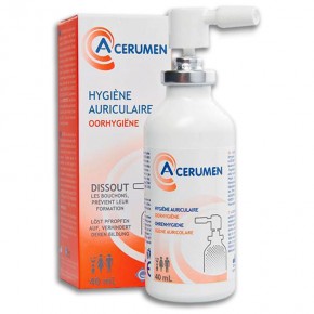 A-CERUMEN HIGIENE OÍDOS, Spray 40ml.