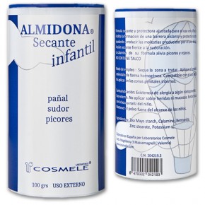 ALMIDONA SECANTE INFANTIL, 100g.