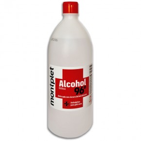 ALCOHOL ETÍLICO 96º MONTPLET, 1L.