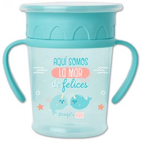 VASO 360º ANTIGOTEO “LA MAR DE FELICES” SARO