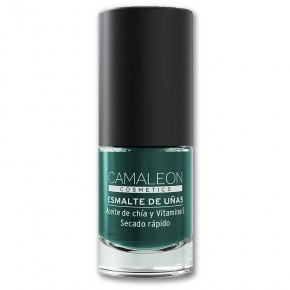 ESMALTE UÑAS VERDE FOREST LARGA DURACIÓN CAMALÉON