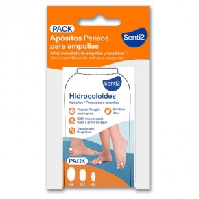 APÓSITOS HIDROCOLOIDES AMPOLLAS Senti2 PACK 3x2Uds.