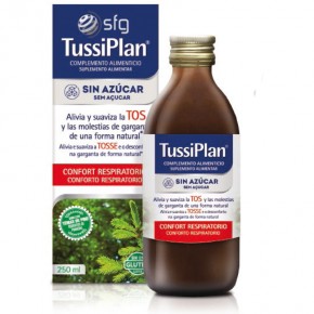 TUSSIPLAN SIN AZÚCAR CONFORT RESPIRAT. SGF250ml.