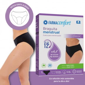 BRAGUITA MENSTRUAL CLASSIC FARMACONFORT Talla XL