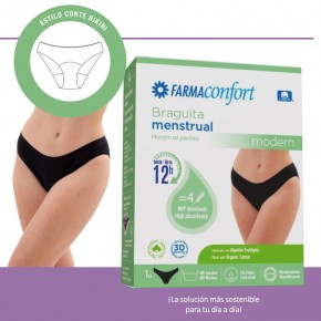 BRAGUITA MENSTRUAL MODERN FARMACONFORT Talla S