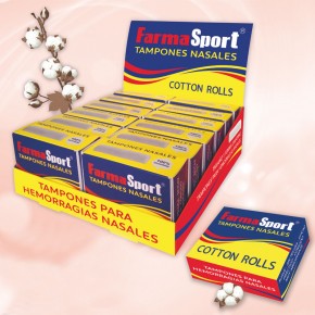 TAMPONES NASALES FARMASPORT 10Uds.