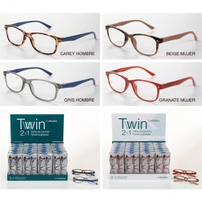 GAFAS LECTURA HOMBRE O MUJER TWIN CORONATION 2x1