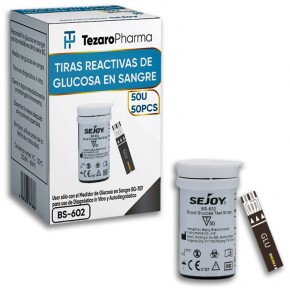 TIRAS REACTIVAS GLUCÓM. TEZARO PHARMA 50uds.