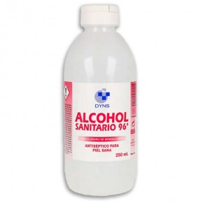 ALCOHOL SANITARIO 96º DYNS 250ml.