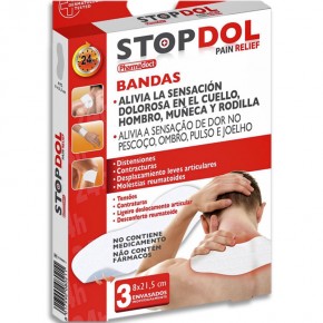STOPDOL 3 PARCHES ÁRNICA DE 8X21,5cm.