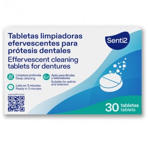 TABLETAS LIMPIADORAS PRÓTESIS DENTAL Senti2