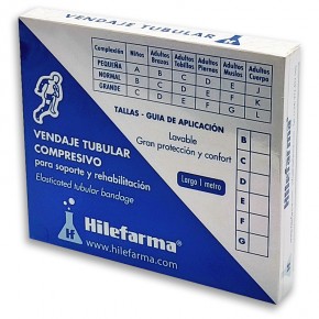 VENDA TUBULAR COMPRESIVA HILEFARMA 6Tallas