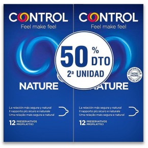 PROFILÁCTICOS CONTROL NATURE 12+12-50%2ªUnid.