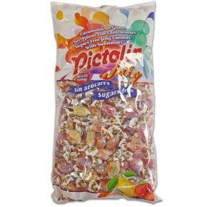 GOMINOLAS PICTOLÍN JELLY SIN AZUCAR 1Kg.